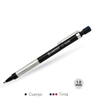 Bolígrafo retráctil. Grip antideslizante.